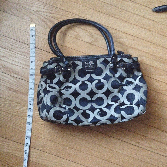 Coach Black and Gray Signature Tote Bag - Picture 14 of 14